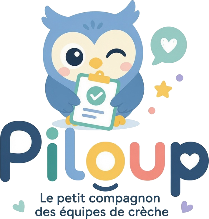 Piloup — le petit compagnon des équipes de crèche